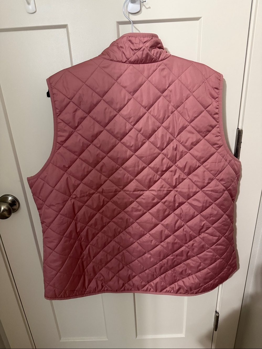 NWOT Old Navy Quilted Zip-Up Vest - Dusty Rose Pink MS5 - Picture 3 of 3